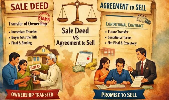 Differences Between Sale Deed and Agreement to Sell